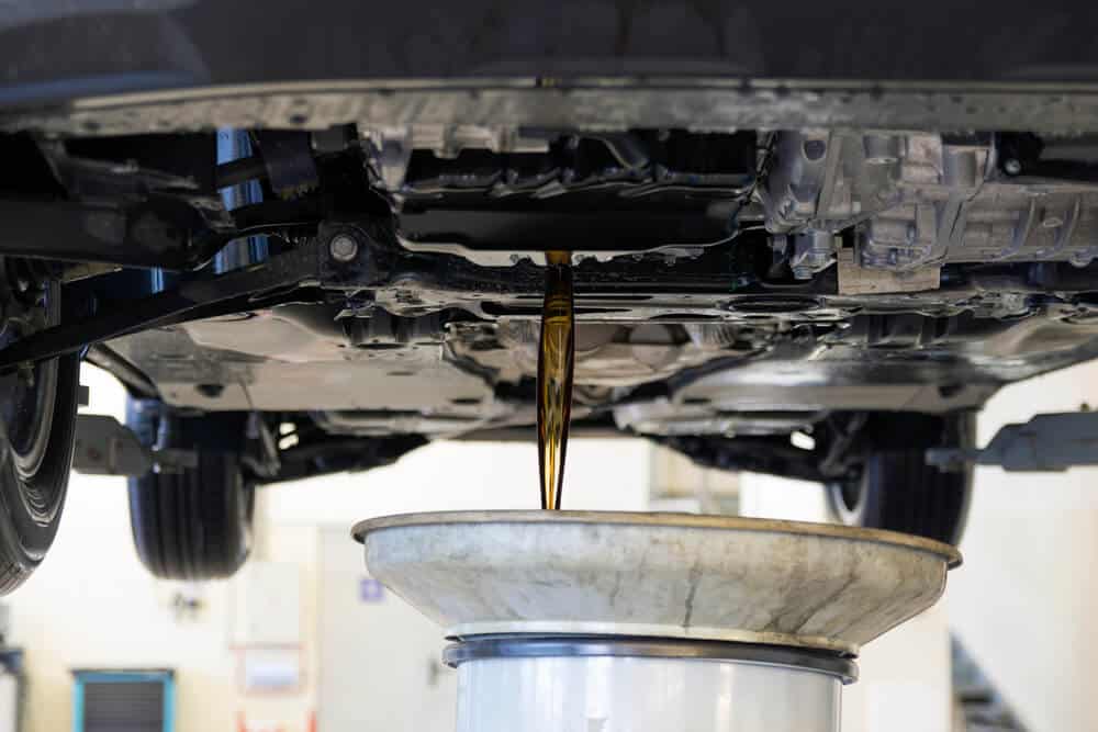 remove excess oil from engine