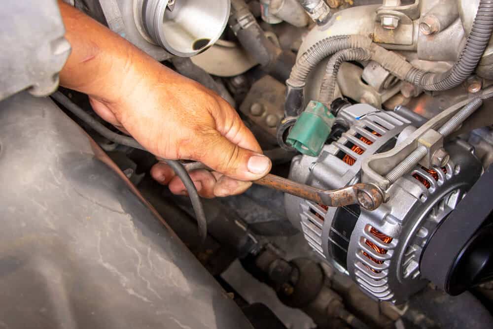 how to clean car alternator
